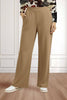 Camel-Nylon/Spandex Pants