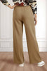 Camel-Nylon/Spandex Pants