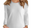 White Round Neck Blouse