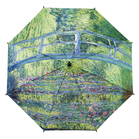 Picture of Monet Japanese Bridge Stick Umbrella