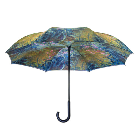 Picture of Irises by Monet RC Stick Umbrella