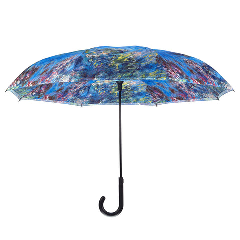 Picture of Monet Wisteria Stick Umbrella