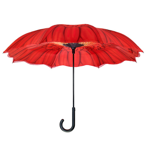 Picture of Red Daisy Stick Umbrella RC