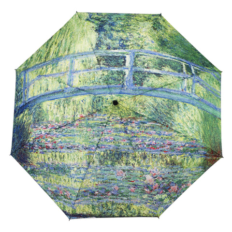 Picture of Monet Japanese Bridge Folding Umbrella