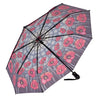 Stained Glass Poppies Folding Umbrella