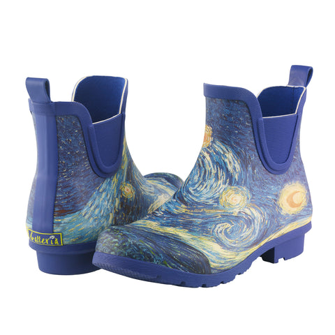 Picture of Van Gogh Starry Night Chelsea Rain Boot