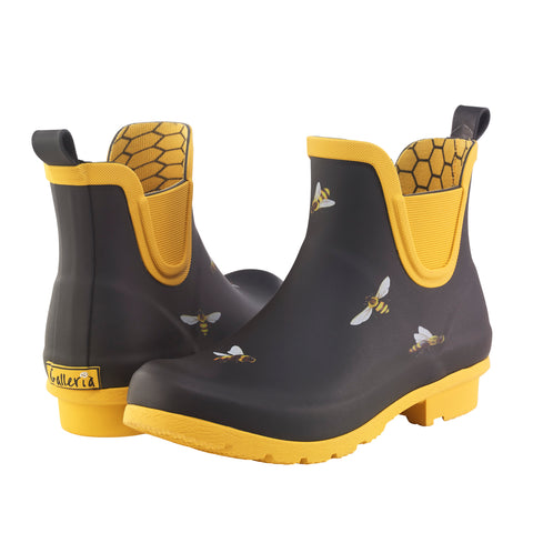 Picture of Black Bees Chelsea Rain Boot