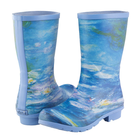 Picture of Monet Waterlilies Mid-Calf Rain Boot