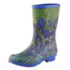 Van Gogh Irises Mid-Calf Rain Boot