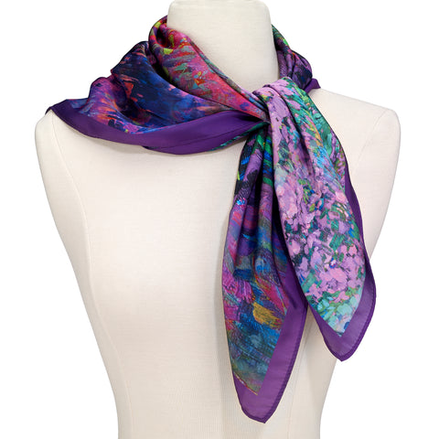 Picture of Garden Symphony Square Scarf