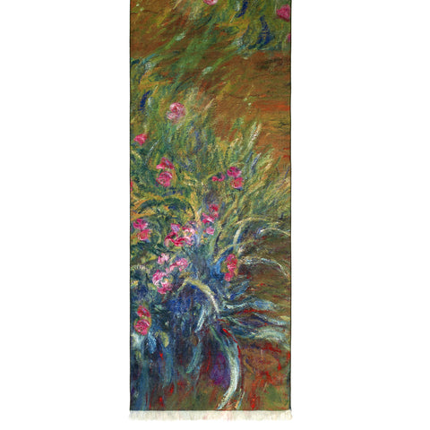 Picture of Irises by Monet Viscose\Poly Scarf