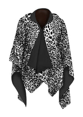 Leopard Skin Black & White RainCape