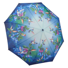 Bluebells/Humming Birds Folding Umbrella