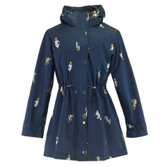 Navy-Cats & Dogs Raincoat