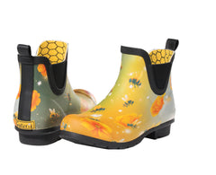 Bee Floral Chelsea Rain Boot