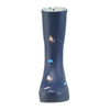 Navy-Cats & Dogs Mid-Calf Rain Boot