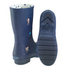 Navy-Cats & Dogs Mid-Calf Rain Boot