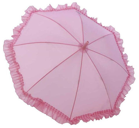 Picture of Kid's Ruffle Umbrella - Pink