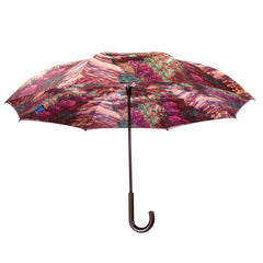 Monet, A Pathway in Monet's Garden Stick Umbrella Reverse Close