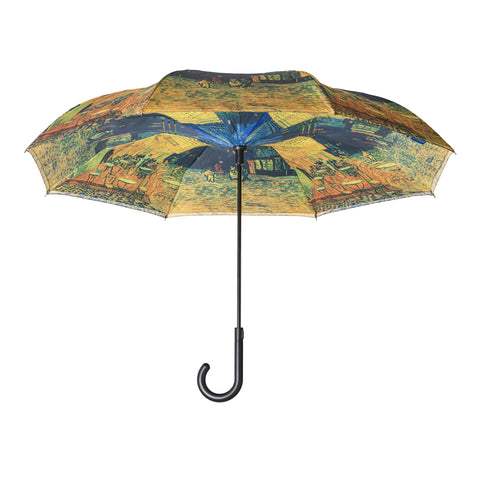 Picture of Van Gogh Café Terrace Stick Umbrella RC