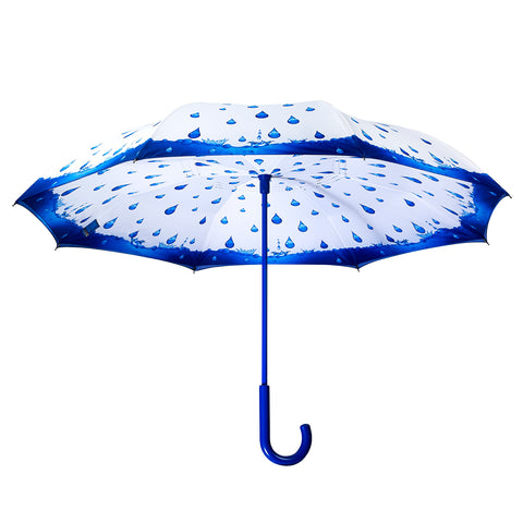 Picture of Rainy Season Stick Umbrella Reverse Close