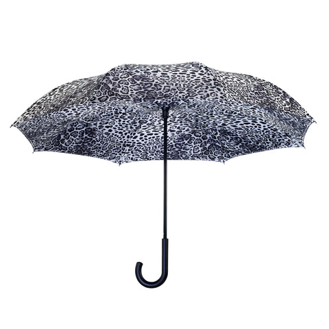 Picture of Leopard Skin Black & White RC Stick Umbrella