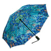 Van Gogh Irises Reverse Close Folding Umbrella