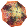 Monet, The Artist's House from the Rose Garden Reverse Close Folding Umbrella
