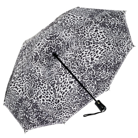 Picture of Leopard Skin Black & White RC Folding Umbrella