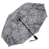 Leopard Skin Black & White RC Folding Umbrella