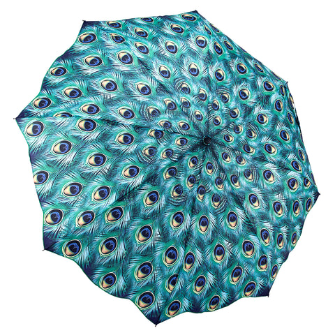 Picture of Peacock Folding Umbrella