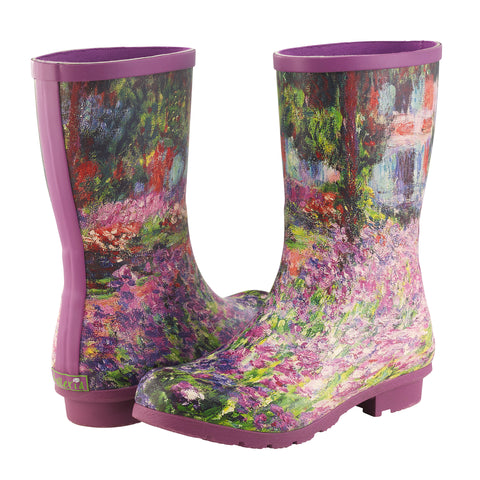 Picture of Monet Garden Mid-Calf Rain Boot