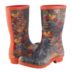 Renoir Le Jardin rue Cortot a Montmarte Mid-Calf Rain Boot