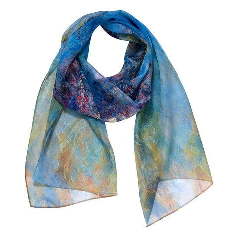 Picture of Monet Wisteria Sheer Scarf
