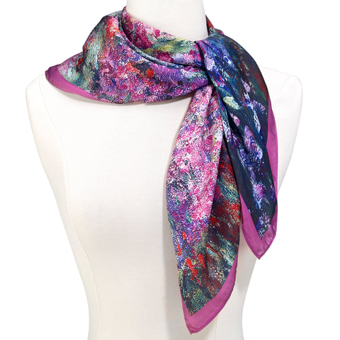 Picture of Monet Garden Square Scarf