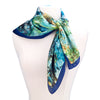 The House at Giverny Viewed From Rose Garden Satin Chiffon Scarf