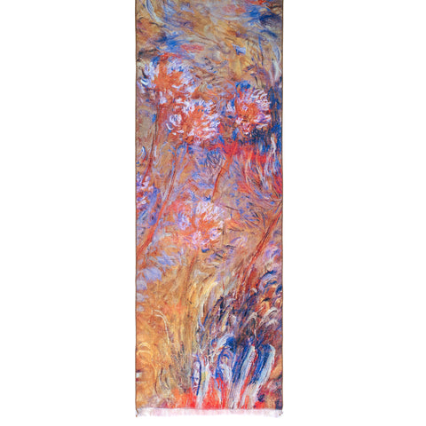 Picture of Monet Agapanthus Viscose\Poly Scarf